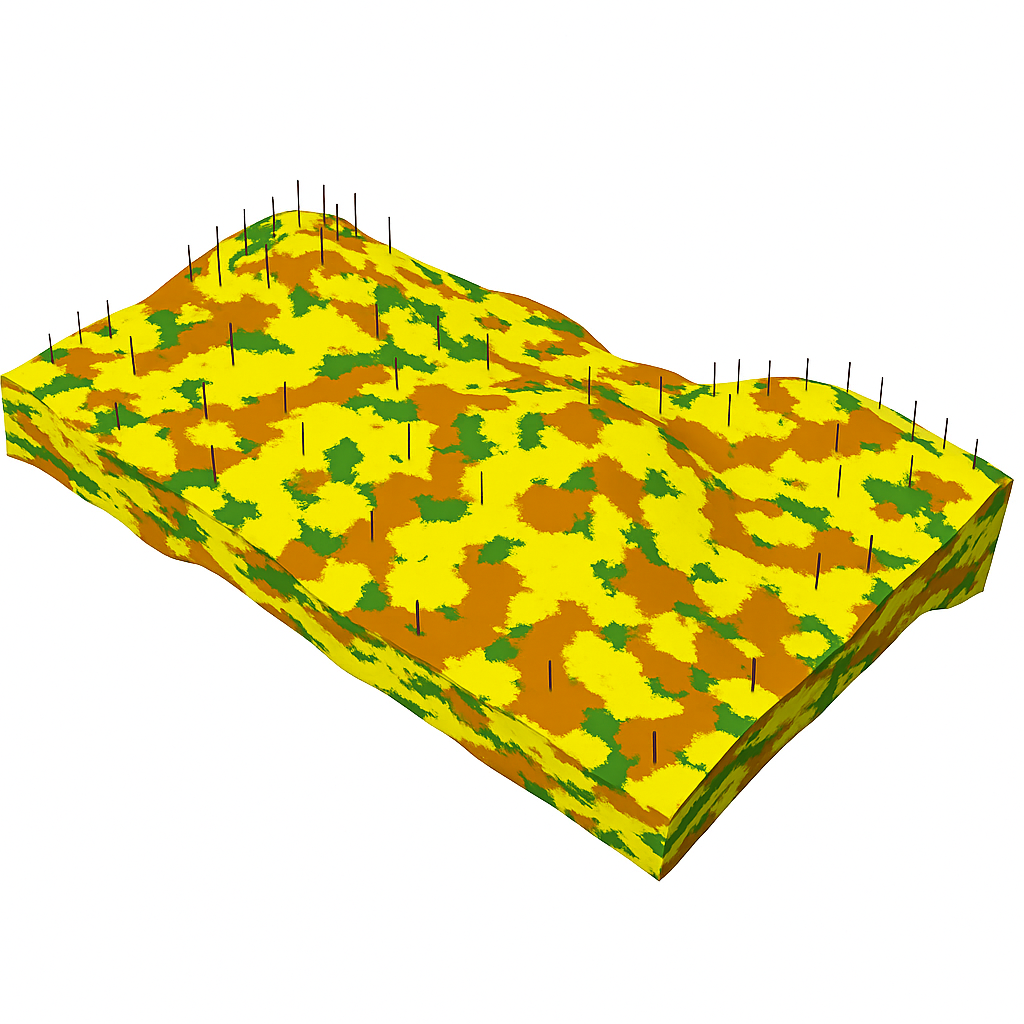 Une réalisation 3D plus réaliste d’un cas d’application réel.